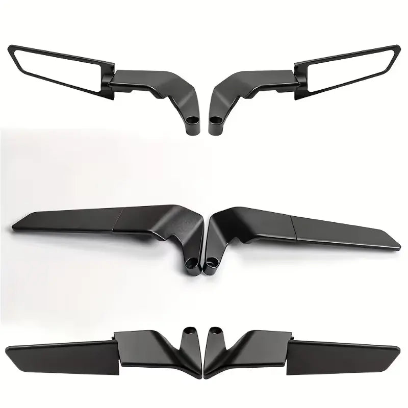 Aero Wing Motorcycle Mirrors Universal Fit