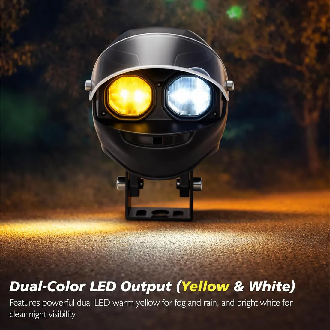 Universal Fit Motorcycle LED Fog & Headlight Combo