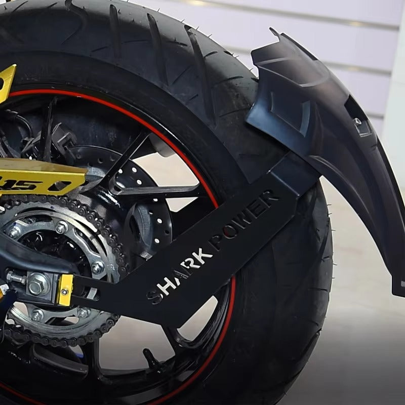 Shark Power Black Splashguard Rear Wheel Fender Mudguard Rear Cover