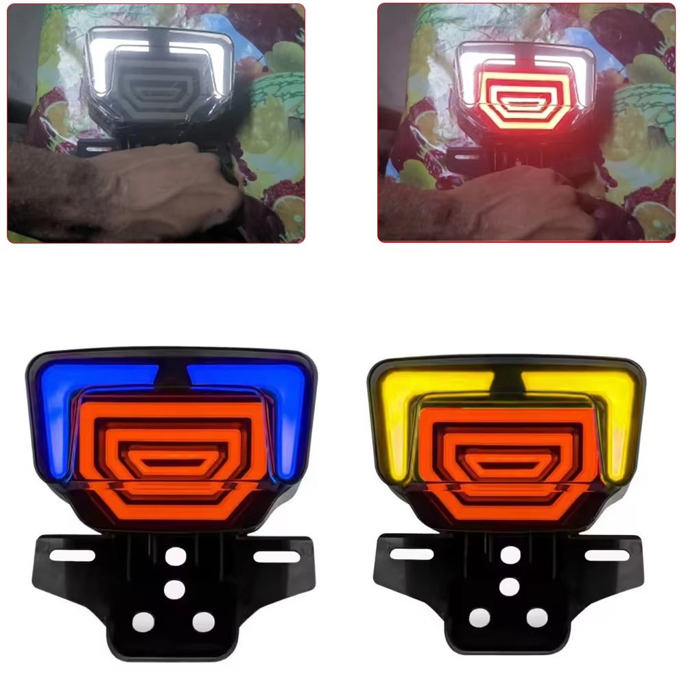 Motorcycle LED Tail Lava Lamp