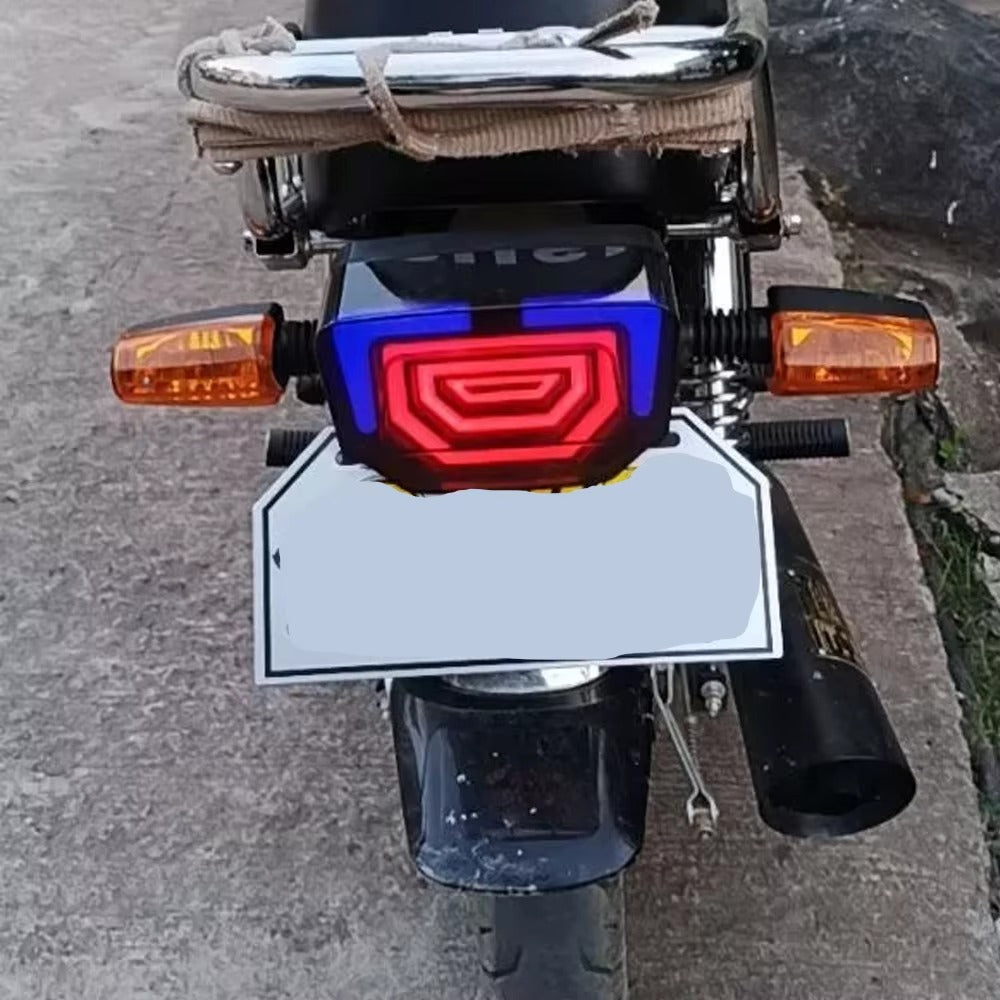 Motorcycle LED Tail Lava Lamp