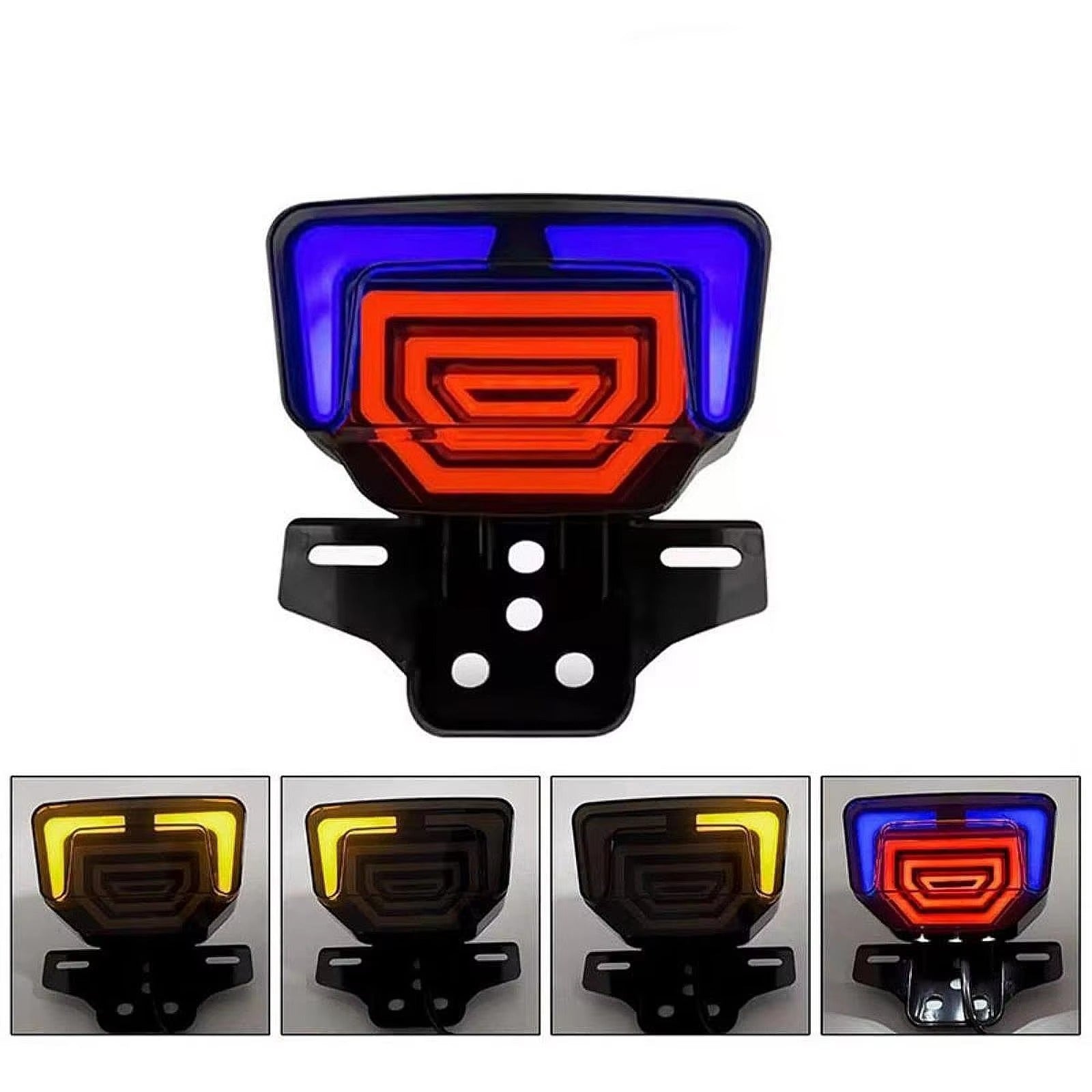 Motorcycle LED Tail Lava Lamp
